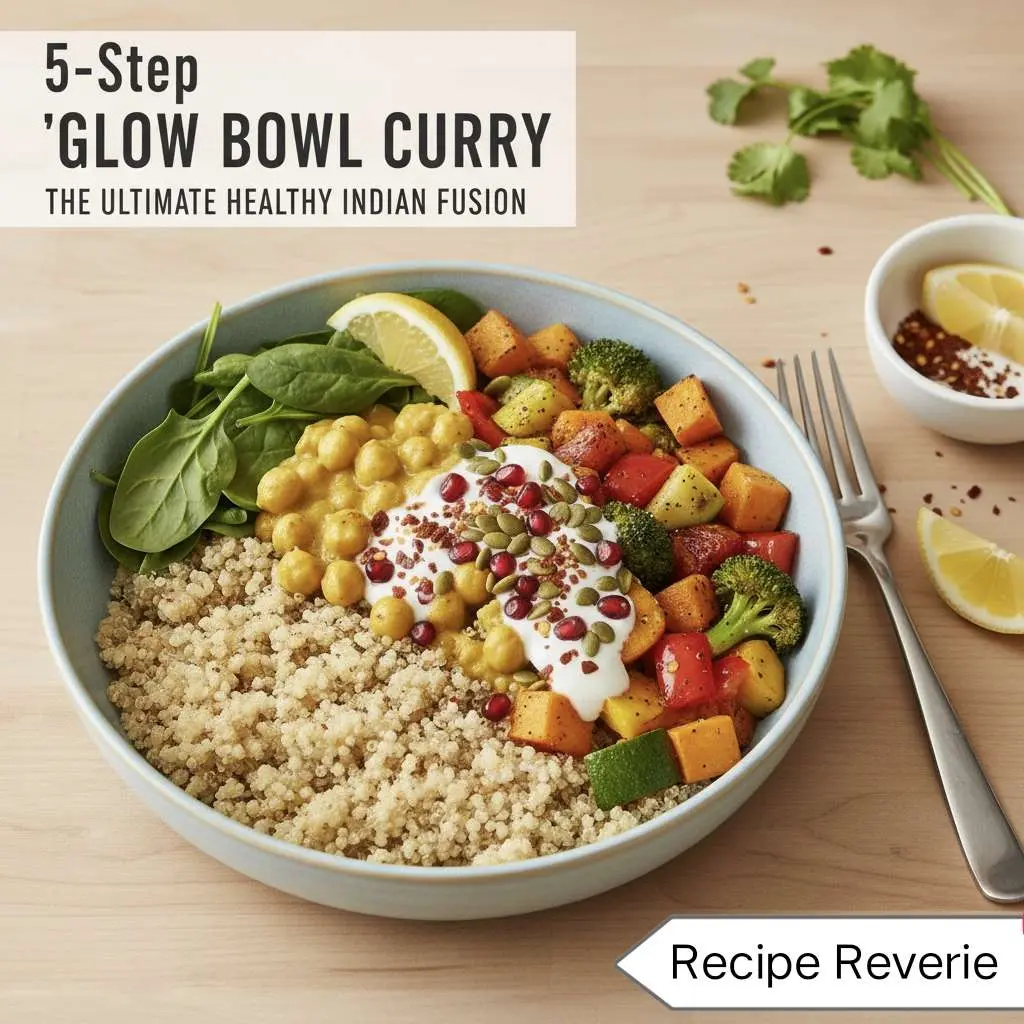5-Step “Glow Bowl Curry” – The Ultimate Healthy Indian Fusion Main Course 4 Glow Bowl Curry —Healthy Indian Fusion Main Course