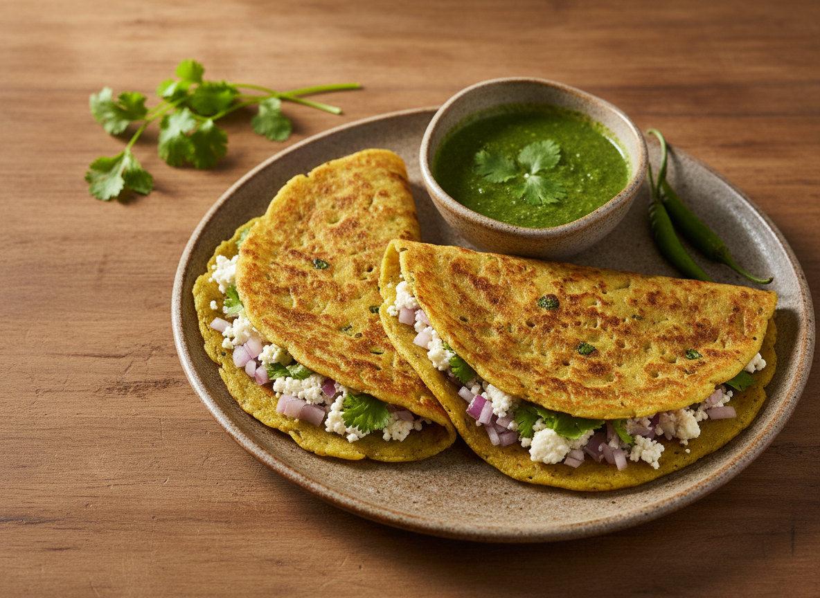 Moong Dal Cheela: Easy High-Protein Breakfast in 20 Minutes 1 Moong Dal Cheela: Easy High-Protein Breakfast in 20 Minutes